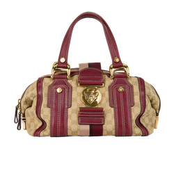 Aviatrix, Canvas/Leather, Beige/Red, 491403, DB, 2*